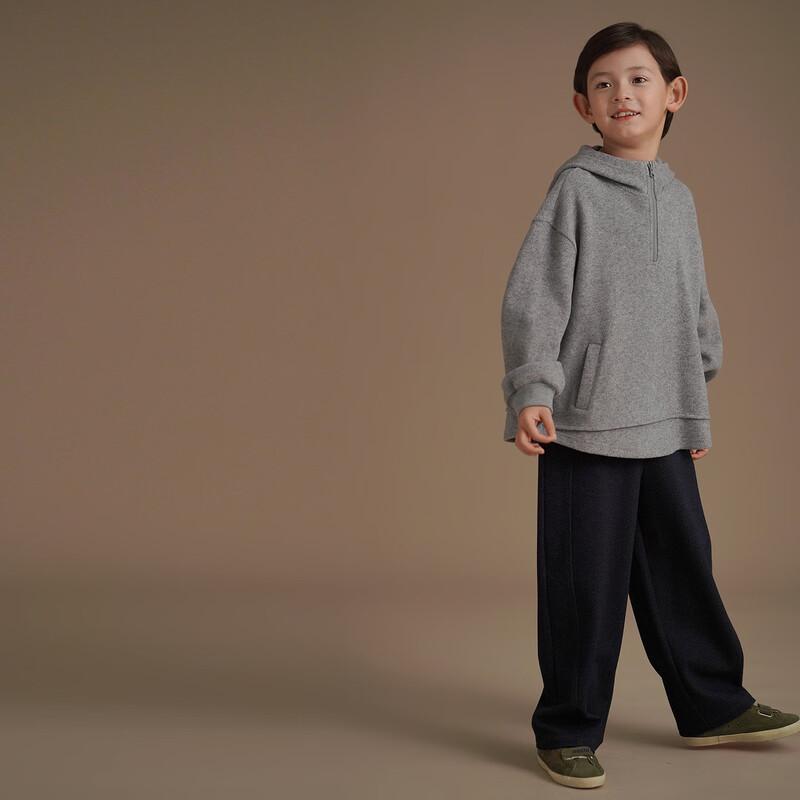 Hacikis Kids' Casual Elastic Joggers - Navy