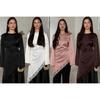 Long Sleeve Drooping Style Blouse Lace Lower Hemline Long Shirt Irregular Dress  Commute Outing