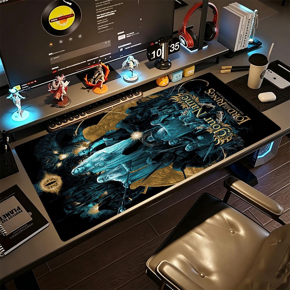 Lord Rings Customized Name Mouse Pad Gamer Mousepad Ultra-Long Desk Mat Non-Slip Rubber Bottom Gaming Accessories Ideal Gift for Gamers