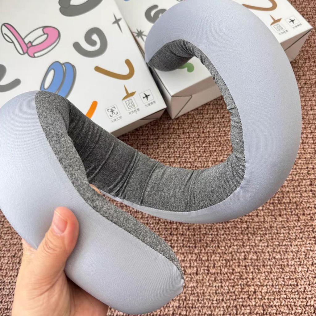 Neck Pillow For Travel Flexible Spiral Wrapping Scarf Lightweight Neck Pillow For Travel For Home Office Car Rides Airplane Road
