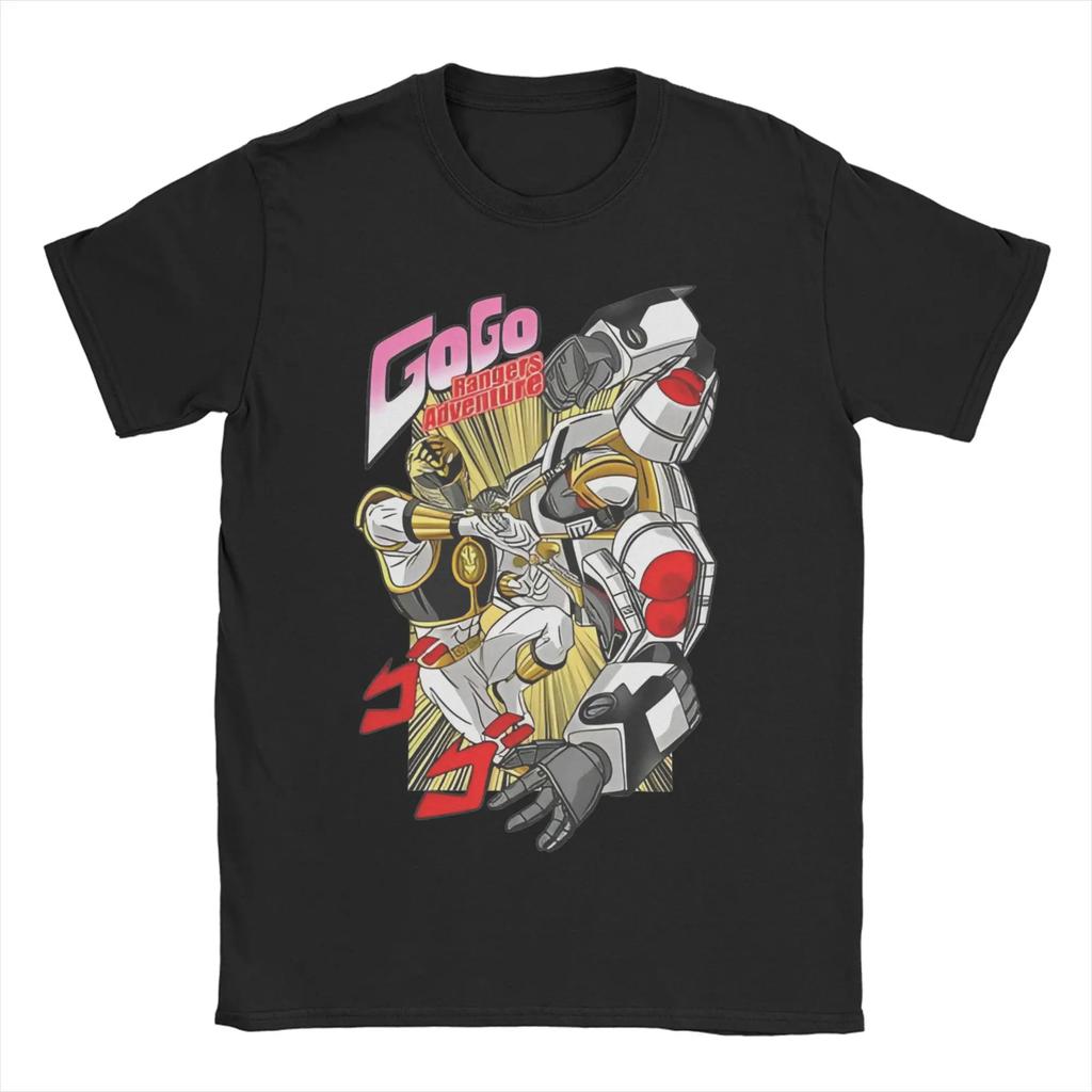 Funny Power Rangers Greens Rangers Karate Action Pose Tshirts Unisex Crew Neck Cotton T Shirt Short Sleeve Tees Gift Idea Tops