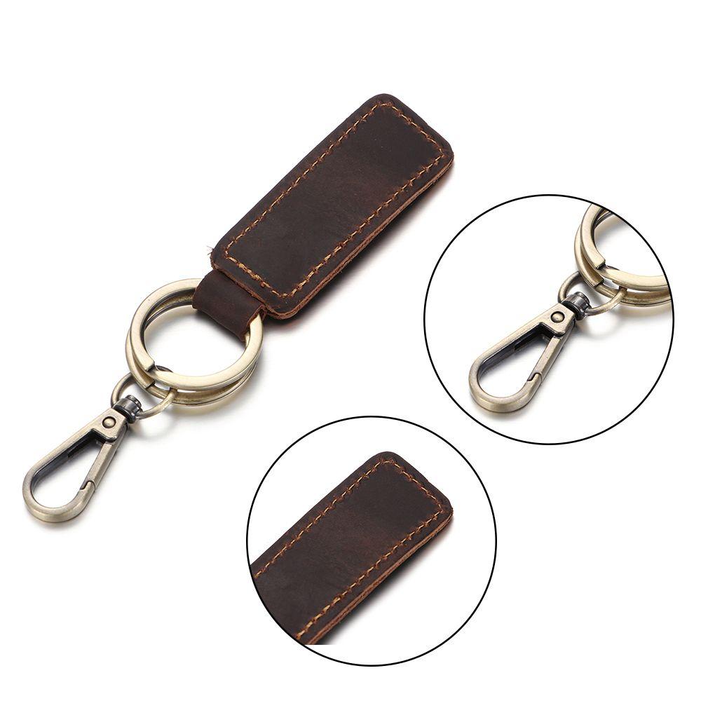 Valentine's Day Gift Gift For Him Fashion Accessories Bag Pendant Car Key Ring Leather Keychain