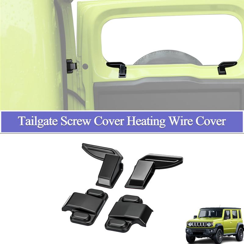 Tailgate Screw Cover Windshield Heating Wire Protector For Suzuki Jimny Sierra JB64 JB74 -2025 Interior Accessories ABS