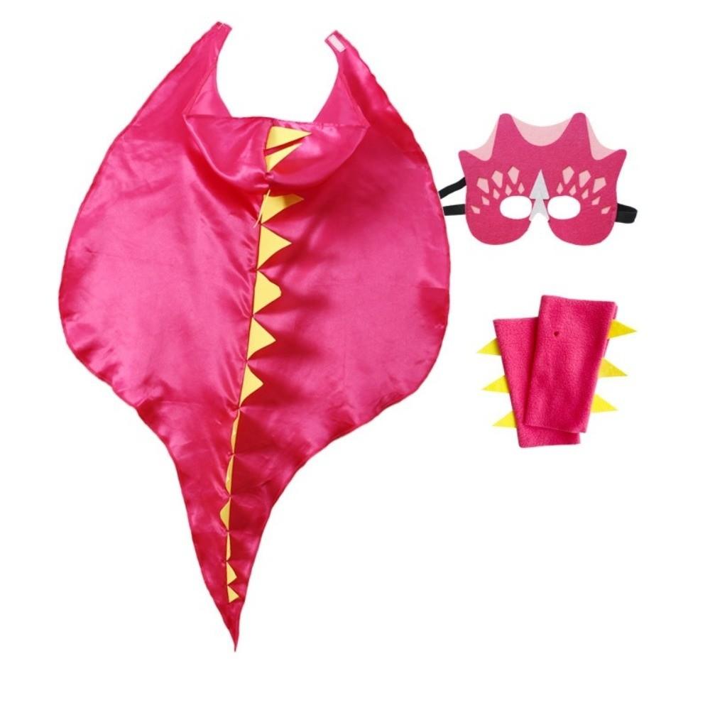 Golves Dragon Cloak Mask Dinosaur Costume Cute Halloween Kids Costume Boys Girls