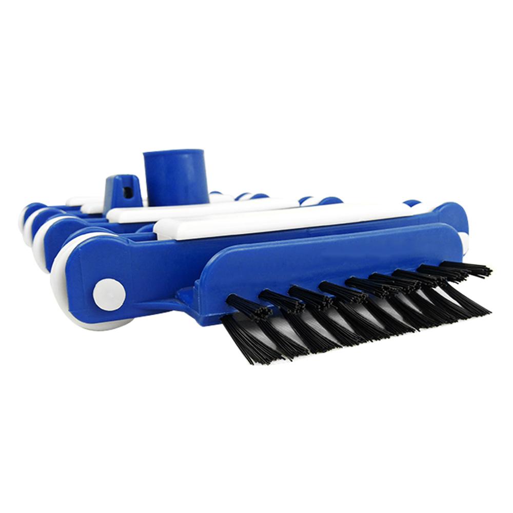 14 Inch Swimming Pool Vacuum Head Cleaner Underwater Cleaner with Brush Wheels for Home Ground Pool