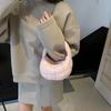 Niche Versatile Pleated Plaid Cloud Bag Underarm Bag 2025 New Cotton Clothing Bag Fashionable and Simple Bubble Handbag