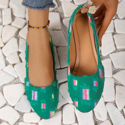 Модные женские балетки Летние Большого размера Повседневные кроссовки Женские Дышащая сетка Ажурные Тканевые Лоферы Обувь для женщин Zapatos De Mujer