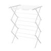 LIV PLUS Indoor Clothes Drying Rack, Foldable, Compact, Stand, Flat Drying, 81cm Wide X 60cm Deep X 103cm High, White, NY-321