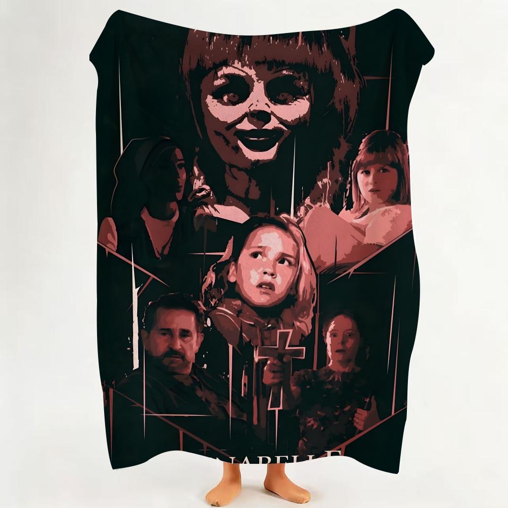 Movie A Annabelle Flannel Blanket Suitable for Sofa Living Room Bedroom