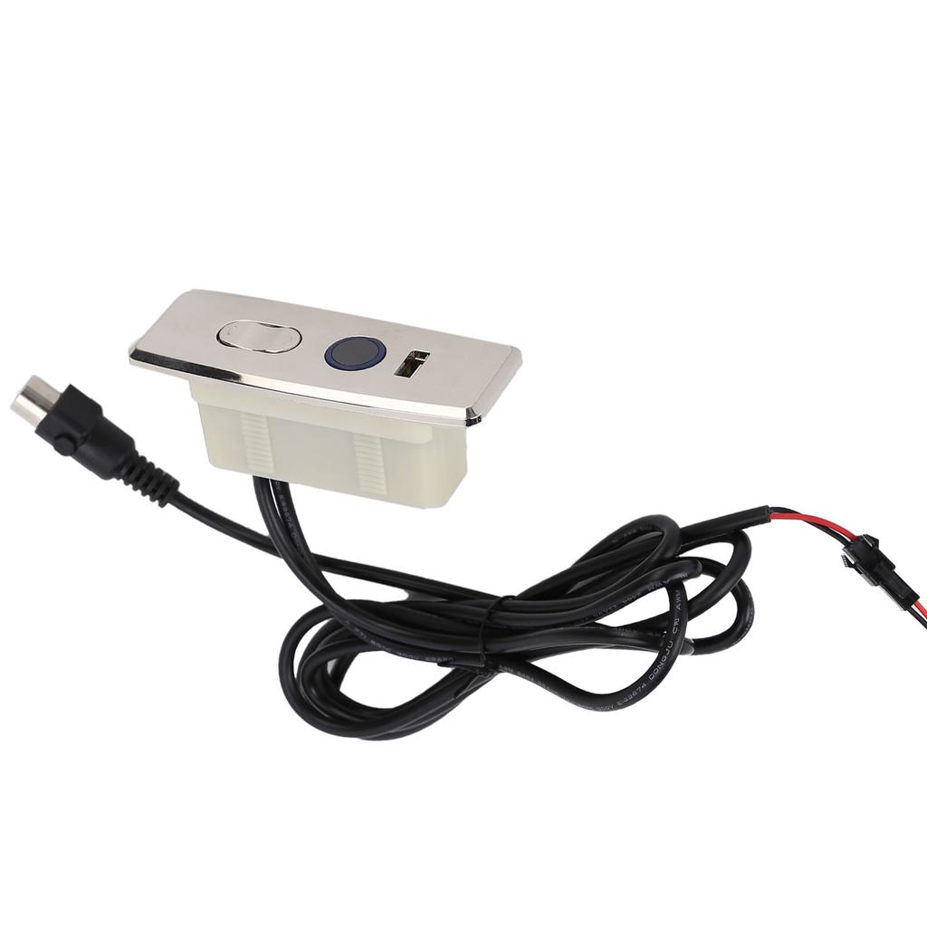 5-контактный выключатель питания для кресла-реклайнера, матовый DC, 3 кнопки, прямой контроллер дивана с 1-метровой световой полосой