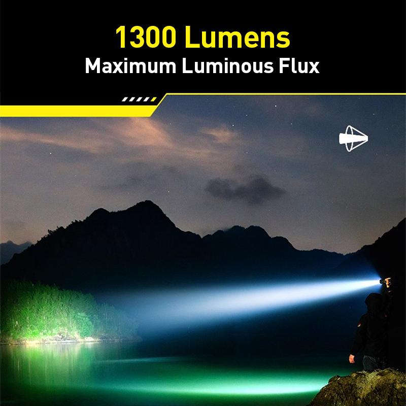 Philips Фонарик SFL2101P SFL2101P Телескопический Зум Фонарик 1300 люмен Дальность луча (Максимум) 800 метров