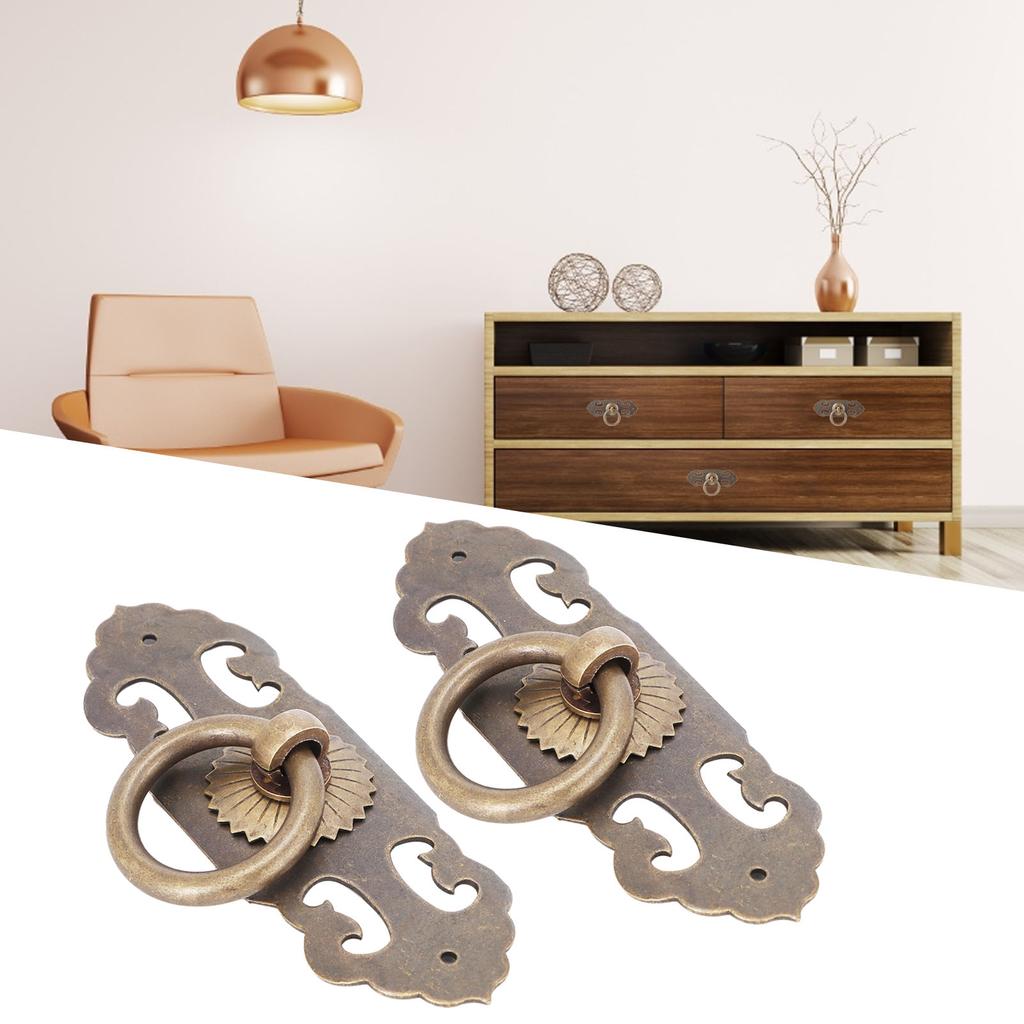 2 комплекта 90 мм горизонтальная ручка для ящика медная антикварная полая ручка для шкафа детали мебели