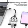 Mobile Phone Extension Cable Data Transfer USB Expander Charging Splitter Type C Hub OTG Adapter