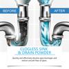Jaysuing Drain Cleaning Powder 6pcs Pipe Unblocking Dissolving Powder Drain Cleaners Powder Remove Odor