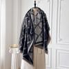 Fashion Warm Poncho Imitaion Cashmere Winter Women Scarves Shawl Wraps Female Thick Pashmina Blanket Bufanda Echarpe Scraf