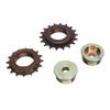 Bike Freewheel and Adapter Kit 16T 18T Flywheel Left Right Drive Adapter Set for Replacement