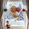 Removable Xmas Static Cling Sticker PVC Festive Window Decals  Living Room Decoration