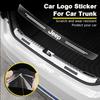 1Pcs Transparent Car Trunk Badge Protective Sticker Car Accessories for Grand Cherokee Wrangler Renegade Compass Patriot Liberty