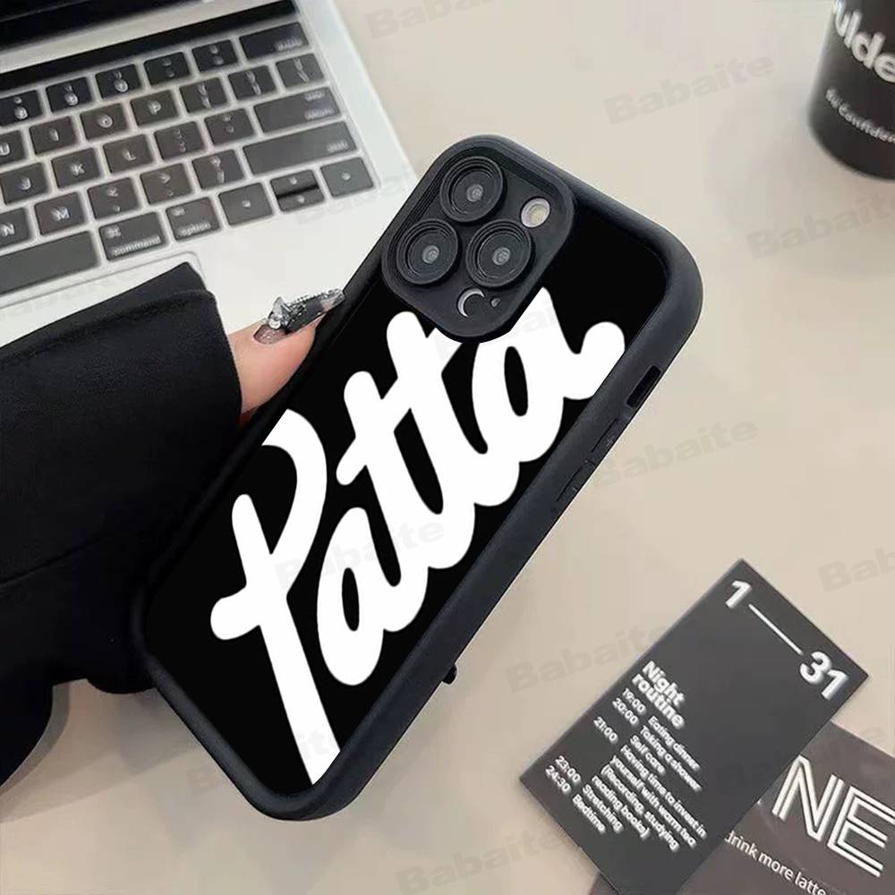 Модный силиконовый чехол для телефона P-Patta для iPhone 17 Pro Max 16 15 14 13 12 11 Plus 17 Air