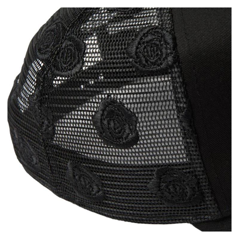 New Era 9FORTY series unique rose pattern design, cotton polyester peaked cap, same style for men and women, couple style, black 14667852