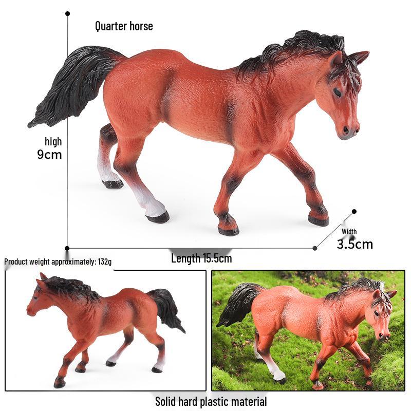 Трансграничное украшение для рабочего стола «Степной конь»: Черно-белая модель североамериканской дикой лошади