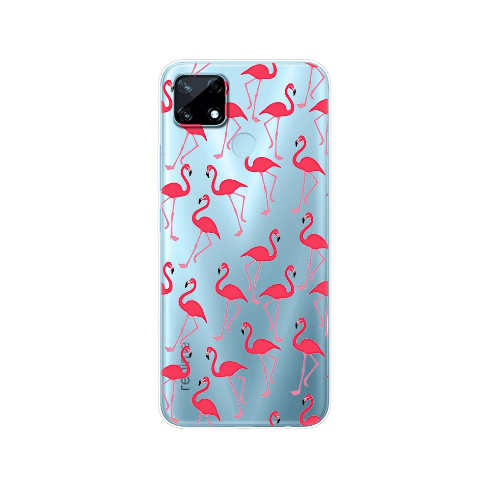 Для Realme C12 C25 C25S 7i Global Чехол Силиконовая задняя крышка для Realme Narzo 20 30A Чехол для телефона ТПУ Мягкий чехол-бампер Etui