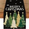 Snowflake Christmas Table Flag Christmas Tree Xmas Tablecloth Christmas Table Runner  Dining Table