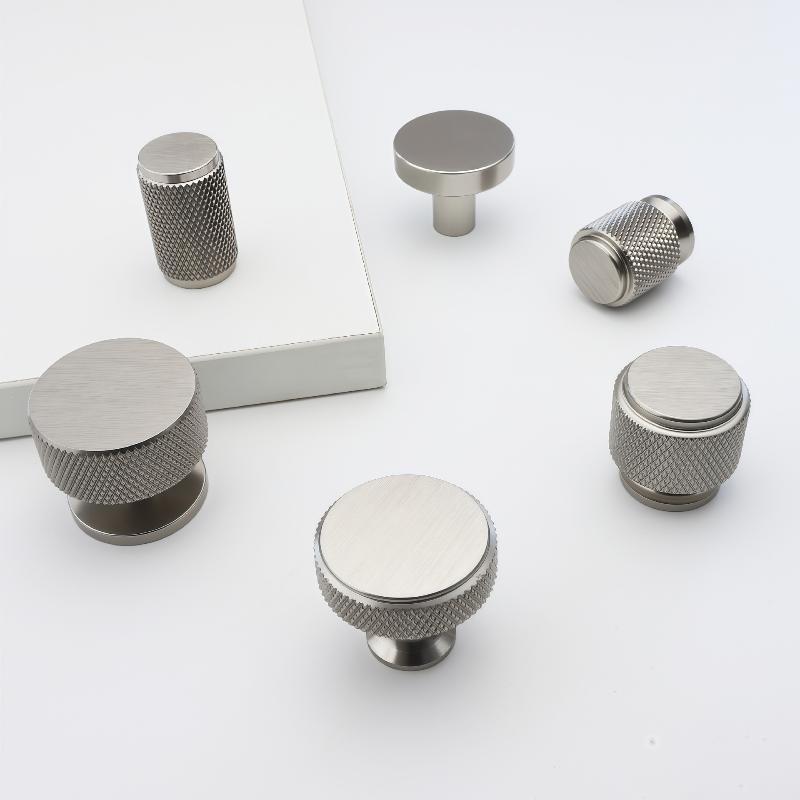 Simple Round Drawer Knobs In Various Shapes Aluminum Alloy Furniture Handles Kitchen Cabinet Handles Decorative Hardware