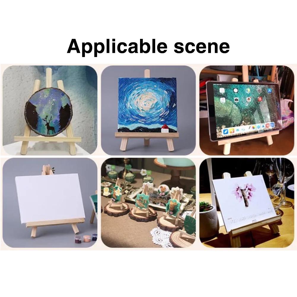 Деревянный мольберт, художественный мольберт, мини-регулируемый столик, подставка для карт, держатель для календаря, стойка для свадебного стола, домашний декор