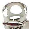 Clarinet Ligature Clarinet Mouthpiece Ligature with Adjustable Screws Rustproof Polished Surface B Flat Silver Clarinet Ligature