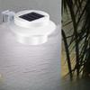 1PC Solar Fence Light Garden Outdoor Landscape Light 3led Lighting Wall Light Fence Light Sink Light