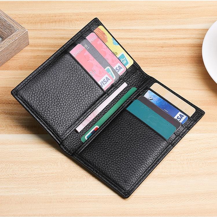 Модный простой мужской кожаный держатель для карт для мужчин и женщин RFID-блокировка кредитных карт VIP ID тонкие кошельки для карточек