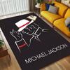 Michael Jackson'S Vision Living Room Nonslip Area Rug Soft Carpet For Bedroom Gameoom Playroom Sofa Office Home Decor Doormat