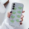 Прозрачный чехол для Samsung Galaxy A24 A17 A16 A56 A55 A54 A06 4G Чехол Мультяшные цветы Мягкий Прозрачный Ударопрочный Funda Лицевая крышка Capa