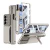 Чехол-книжка Samsung Z Fold 6 с держателем для стилуса, складным окном, карманом для карт