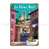 Marseille Le Vieux Port Poster Metal Plaque Poster Rusty Kitchen Vintage Character Kitchen Tin Sign Poster