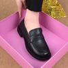 One-pedal Women's Shoes Soft Leather Flat-soled Single Shoes Versatile Leather Small Leather Shoes Spring and Autumn