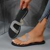 New Women Summer Flat Bling Slippers Female Flip Flops Sandals Outdoor Beach Woman Sandals Glitter Shoes for Women Slippers