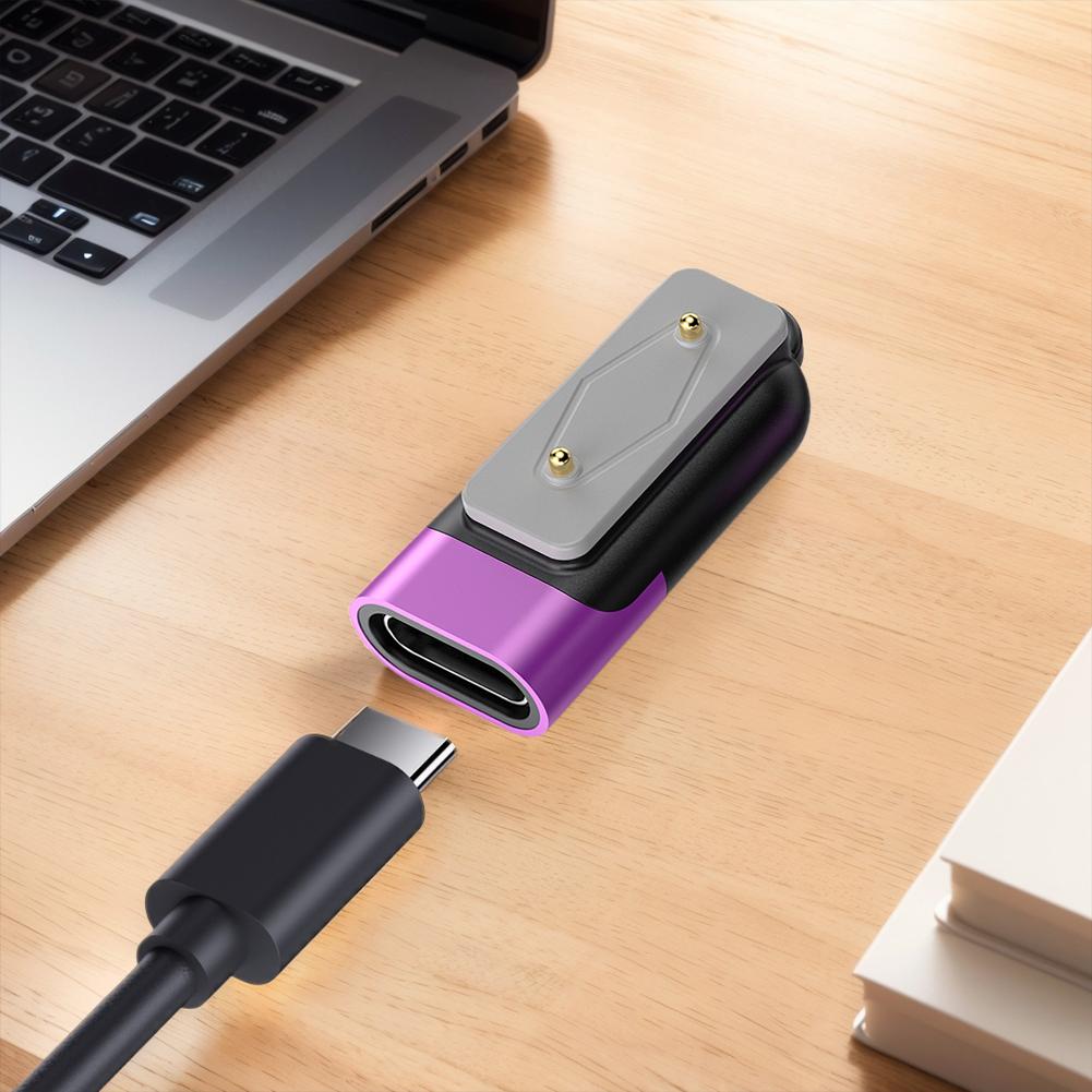 USB-C адаптер для зарядки часов, угловой зарядный кабель, магнитный адаптер для зарядки часов Huawei Watch Fit 3 2