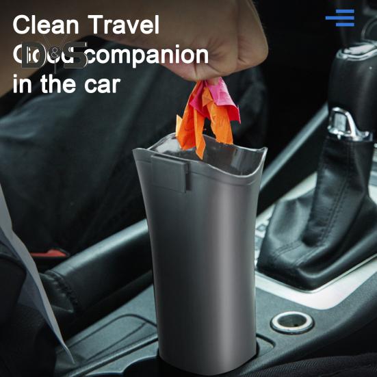 Car Umbrella Storage Holder Back Seat Headrest Mount Hanging Hook Multifunctional Auto Trash Can Garbage Bin Organizer Car Supplies