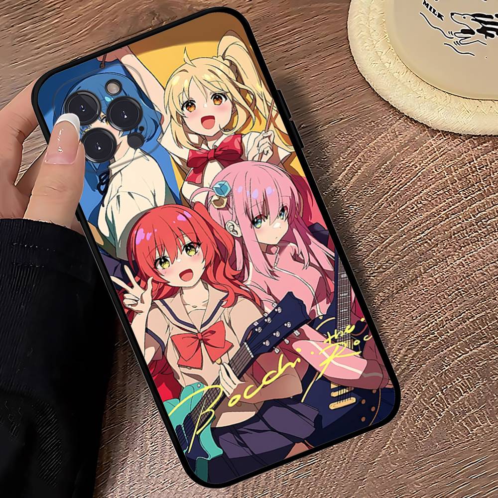 Anime Bocchi The Rock Phone Case For Iphone 17 16 15 16e 14 13 12 11 Pro Max Plus Case Cover Coque