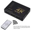 Ultra High Clarity 4Kx2K 5 Ports HDMI-compatible Switcher HDTV Splitter Hub with IR Remote Control