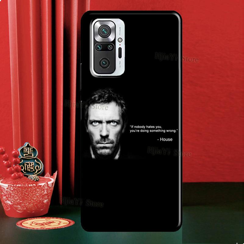 Кейс для таблеток Dr House Хью Лори для Xiaomi Redmi Note 12 Pro 11 9 8 10 Pro 9S 10S 11S 12S Redmi 12C 9C 10A 10C Чехол