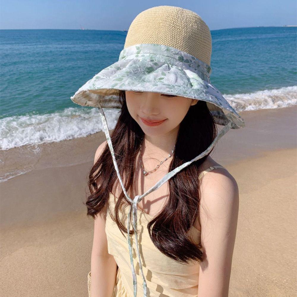 Складная сумка кроссбоди с широкими полями, женская солнцезащитная шляпа во французском стиле, модная пляжная кепка для отдыха на море, для путешествий