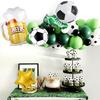 5pcs Football Theme Balloon Set Football Shoe Shaped Beer Mug Balloon Sports Theme Party Decoration Football Game Photo Props