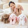Cute Soft Bunny Doll Plush Toy Little White Rabbit Doll Girl Company Soothing Doll