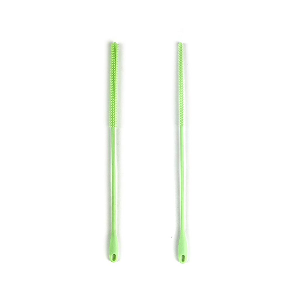 2шт силиконовая щетка для соломинок длинная щетка для чистки соломинок гибкие ершики для труб щетка для бутылок очиститель для питьевых бутылок соломинок