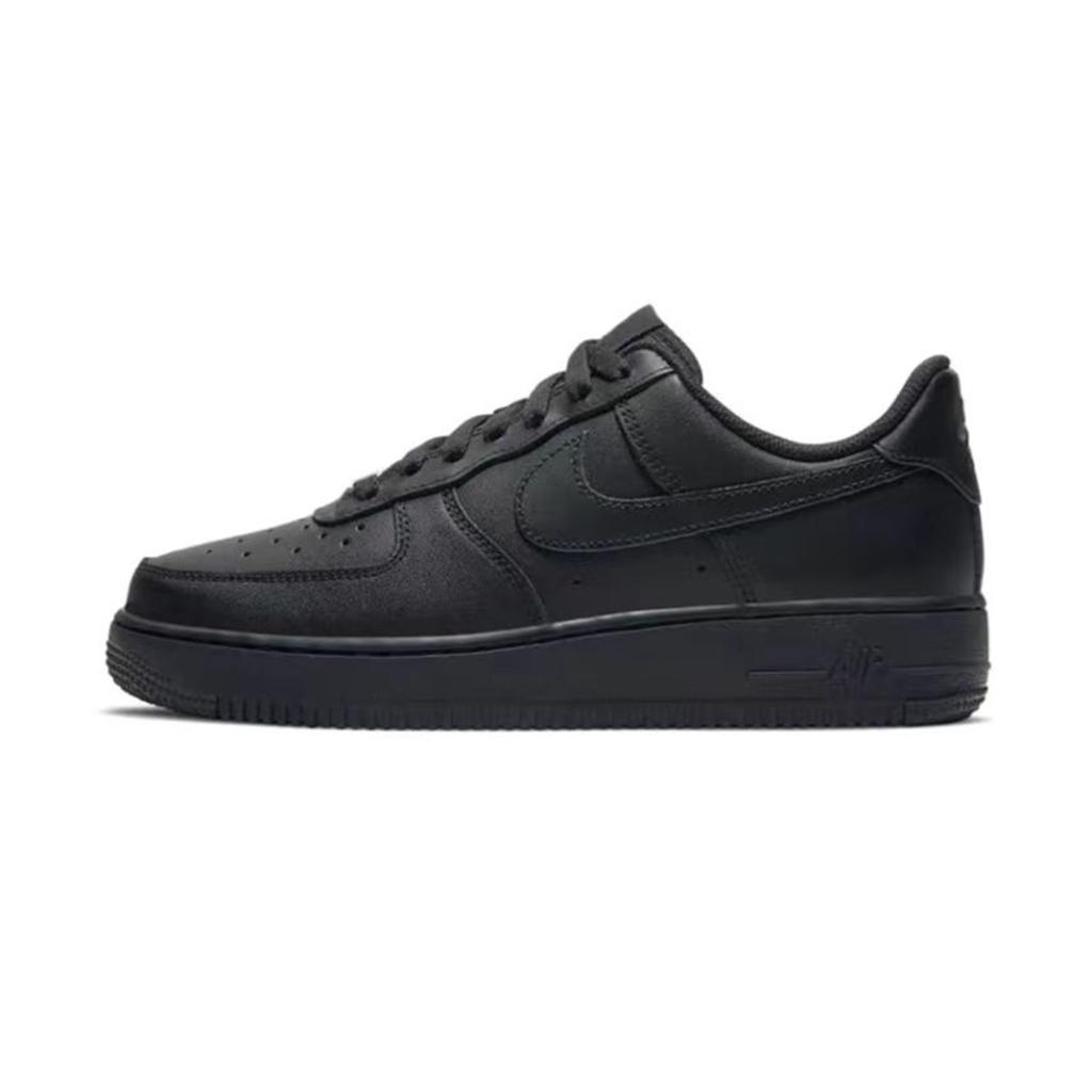 Nike Nike Air Force 1 Нескользящие Устойчивые к истиранию Низкие Кеды для скейтбординга Унисекс Черные CW2288-001(Команда635-)