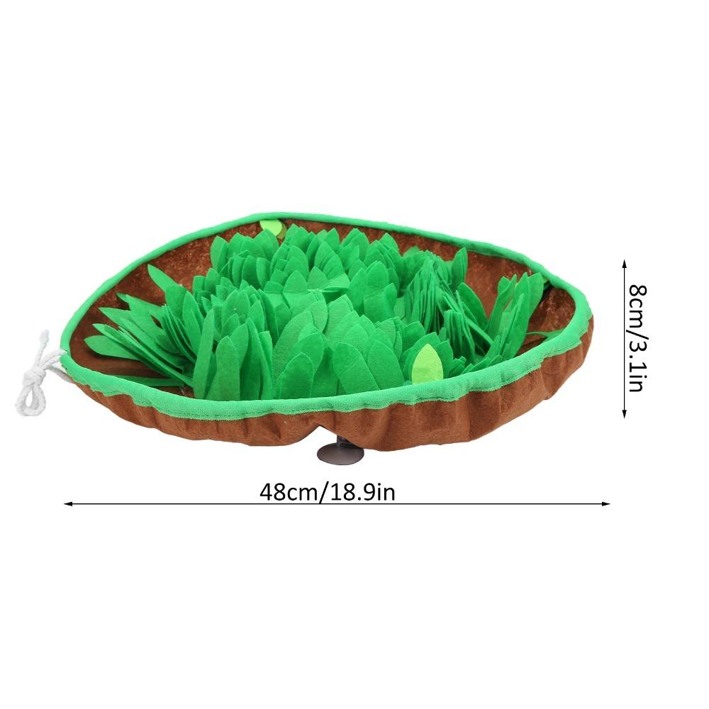 Soft Fabric Snuffle Bowl Dual Use Food Hiding Toy Boredom Relief Dog Feeding Toy Dog Training