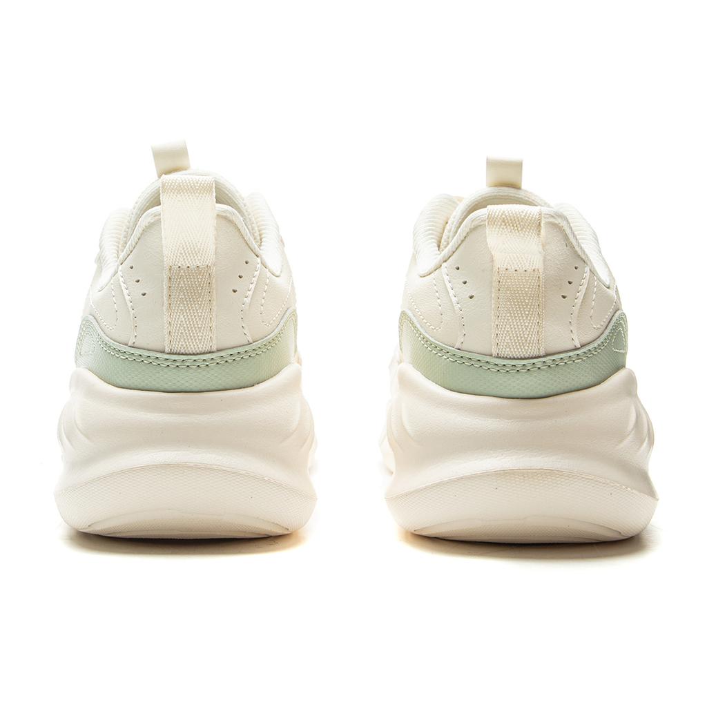 Li Ning Light Lanying Амортизирующие износостойкие дышащие легкие с отскоком низкие беговые кроссовки женские кремовый ARSV076-5